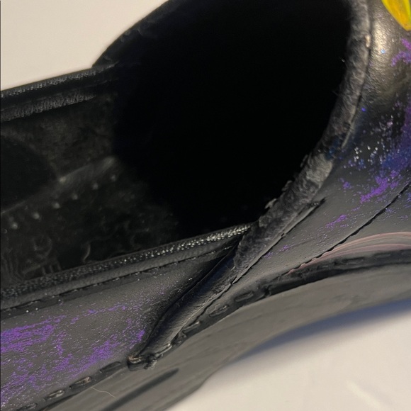 Dansko Black Clogs with Multicolored Floral Design - Picture 9 of 9